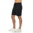 thumbnail image 3 of PURE CHAMP Mens Shorts 3 Pack Tech Fleece Gym Shorts for Men Athletic Workout Shorts with Zipper Pocket and Drawstring Size XS-3XL (SET-01 2XL), 3 of 5