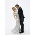 thumbnail image 4 of Ceramic Caucasian Wedding Bride and Groom Figurine 3.625 x 2.5 x 7 Inches Gift, 4 of 4