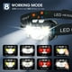 thumbnail image 4 of LHKNL Linterna Frontal, 1200 Lúmenes Ultraligero Brillante LED Recargable con Luz Roja Blanca, Paquete de 2 Lámparas Frontales con Sensor de Movimiento Impermeable, 8 Modos para Acampar Al Aire Libre, 4 of 5