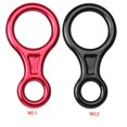 thumbnail image 4 of XINDA Outdoor Mountaineer Rock Climbing 8 Descender Belay Device 35KN Abseiling Rescue Downhill Slow Down Device, 4 of 9