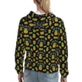 thumbnail image 7 of Wukai Pineapple Print Womens Hoodies Fleece Sweatshirts Long Sleeve Sweaters Pullover Fall Outfits Winter Clothes-Medium, 7 of 7