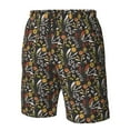 thumbnail image 5 of Kdxio Daisies Flowers Pattern Mens Casual Shorts - Drawstring Summer Beach Sports Shorts for Men, 5 of 9