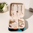 thumbnail image 6 of Retro Cat Travel Portable Square Jewelry Organizer Box - Earring Holder, Ring, Necklace, Bracelet Storage - Suitable for Girls and Women - Jewelry Stand, Jewelry Boxes, 6 of 6