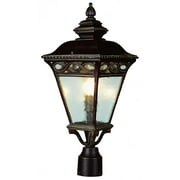 Trans Globe Lighting - Villa - Three Light Outdoor Large Post Rust Finish with