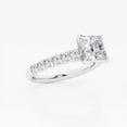 thumbnail image 2 of Ariana Jewel 1.7 Ct Princess Cut Diamond Engagement Ring - 14K White Gold Plated - Gorgeous Solitaire Design with Accents - Ideal Gift for Women - Perfect for Proposals and Romantic Occasions, 2 of 2