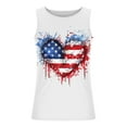 thumbnail image 5 of Nmnitkp Tank Tops Men Independence Day Printing Round Neck Regular Casual Sports Tank Blouses,High-Quality Fabric Mens Tank Top White,4XL, 5 of 5