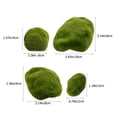 thumbnail image 2 of Miangastore 5Pcs Imitated Mossy Decor for Hobbyists and Garden Layout Prop, 2 of 8