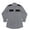 Gray, variant on Two Tone Long Sleeve Uniform Shirt - Tan - S