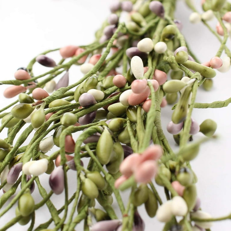 Easter Greenery Garland Easter Table good Decor Spring Pip Eucalyptus Garland Easter Mantel Greeenery Pip Greenery Centerpiece PInk Yellow Swag