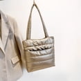 thumbnail image 4 of 6984 Bolso mano algodón invierno Bolso hombro gran capacidad coreano Bolso mujer europeo y americano moda-PZ20231005006456 Oro, 4 of 9