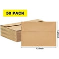 thumbnail image 2 of 50 Pack Kraft Envelopes 5 x 7 Inch Brown Envelopes,A4 Envelopes, Card Envelopes, Kraft Paper Envelopes, Invitation Envelopes, Postcard Envelopes (Brown), 2 of 7