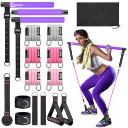 Adjustable Spreader Bar With Straps - Heavy Duty Stainless Steel, 23.6" To 35.4", For Fitness & Training