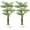 6FT, variant on 6ft Faux Tall Golden Cane Palm Tree with White Round Planter – Realistic Triple Golden Palm Indoor & Outdoor Artificial Tree-2PCS