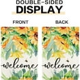 thumbnail image 5 of Sunflowers Welcome Garden Flag Hello Summer Yard Flag 12.5 x 18 Vertical Double Sided Welcome Holiday Outside Decorations Burlap Yard Flag, 5 of 6