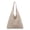 Khaki, variant on Knitted Shoulder Tote Bag for Women Large Crochet Beach Bag Handbags Portable Retro Hollow Shoulder Vest Bag for Summer Vacation Travel Beachy White