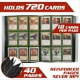 thumbnail image 3 of Monster 9 Pocket Trading Card XL Binder - Holofoil Red Album, Anti-Theft & Drop TCG Protection w Side Loading Padded Pockets, Double Sided, Holds 720 Cards, For Sports, Gaming, Kpop, 3 of 5