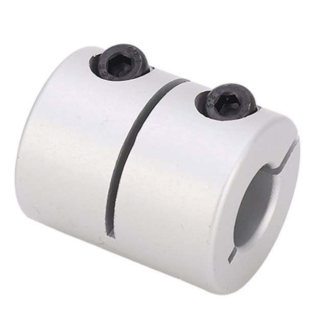 Rigid Shaft Coupling, Wide Application Hardness Screw Coupler D25L30 24N·M Easy Installation M4 for Motor
