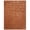 Orange, variant on Rugsotic Carpets Hand Knotted Wool Area Rug 5'x8' Orange Contemporary Rectangle Indoor Rug for Living Room, Bedroom Antimicrobial L00226