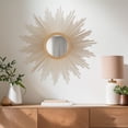 thumbnail image 5 of Madison Park Fiore Sunburst Wall Decor Mirror 29.5"D in Gold, 5 of 5