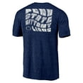 thumbnail image 3 of Men's Navy Penn State Nittany Lions Wavy Logo Tri-Blend T-Shirt, 3 of 3