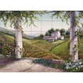 thumbnail image 1 of Tile Mural Kitchen Backsplash - Terrace Vista - by Barbara Felisky, 1 of 1