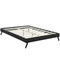 thumbnail image 6 of Modway Loryn Queen Vinyl Bed Frame with Round Splayed Legs in Black, 6 of 6