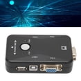 thumbnail image 4 of Interrupteur KVM, Interrupteur KVM USB 2.0 Multifonction 2 Ports Plug And Play pour 98, 4 of 8