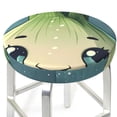 thumbnail image 3 of Haiem Adorable Kawaii Fennel Character Print Cushion Round Bar Chair Seat Cover Bar Chair Cushion Covers Elastic Washable Bar Chair Cover,Protects from Scratches and Stains-12 inch, 3 of 7