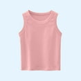 thumbnail image 2 of ZACPNCV Girls Dance Tank Tops Racerback Sleeveless Crop Tops Cotton Tank Tops for Ballet Dancewear Gym Pink 8-9 Years, 2 of 5