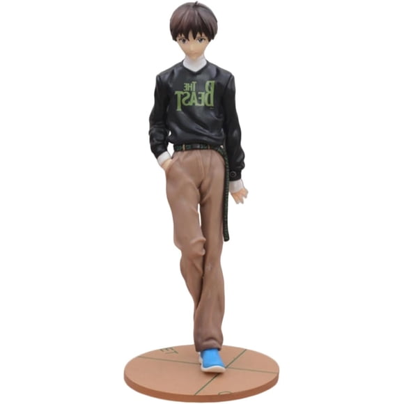Ikari Shinji Figurines d'Anime Loisirs Modèles Debout Ornements de Bureau Collection Cadeau 24cm