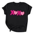 thumbnail image 1 of EQWLJWE T-shirts à Manches Courtes Imprimés, T-Shirt Graphique Col Rond d'Été pour Femmes, Blouse, Hauts, Offres, 1 of 3