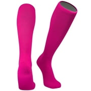 Pearsox All Sport  Knee High Long Baseball Football Tube Socks, Hot Pink