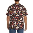 thumbnail image 3 of Balery To The Best Mom Camisa Casual de Manga Corta con Botones para Hombre, Texturizada, Estilo Cubano, para Playa, Verano-Small, 3 of 5