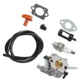 thumbnail image 3 of Carburetor Kits, Trimmer Carburetor Replacement 4126 120 0600 Fuel Line Spark Plug And Filter Set, 3 of 8