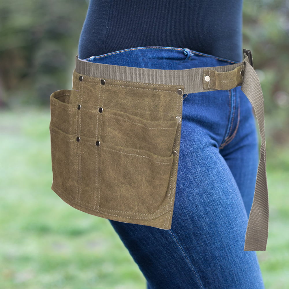 Multi-Pockets Waist Utility Belt Organizer Bag Tool Slot Screwdriver Carry Case 