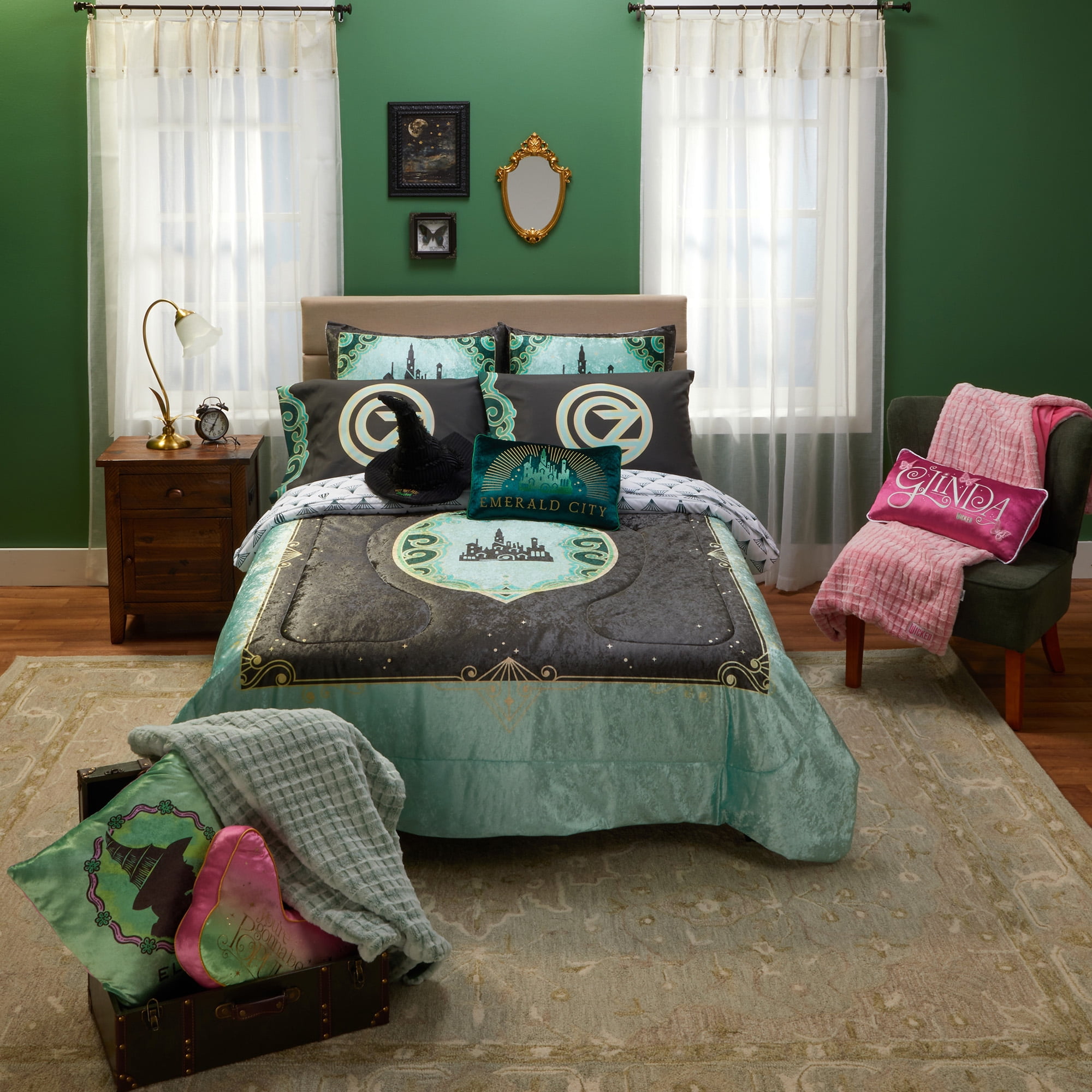 Wicked City of Emeralds Bedding Decorative Pillow  (图5) Wicked City of Emeralds Bedding Decorative Pillow  (图5)