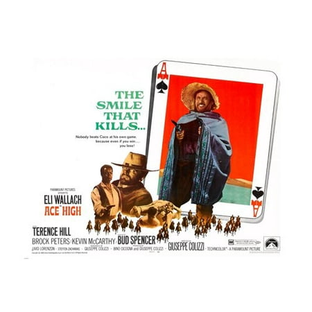 Spaghetti Western Ace High Movie Poster The Smile That Kills