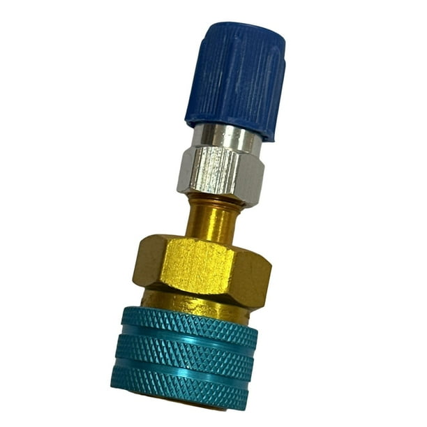 Adaptador genérico QC1234L+13LS5V1 R1234yf para reparación de acoplador rápido de R1234yf a R134A para recarga y evacuación de aire acondicionado.