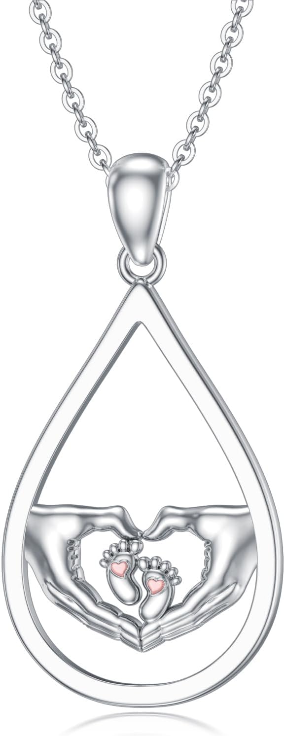 SISGEM Diamond Butterfly Necklace for Women S925 Sterling Silver Lab Grown Diamond Butterfly Necklace for Women Handmade Silver Butterfly Pendant Necklace Jewelry Gift for Mother Her