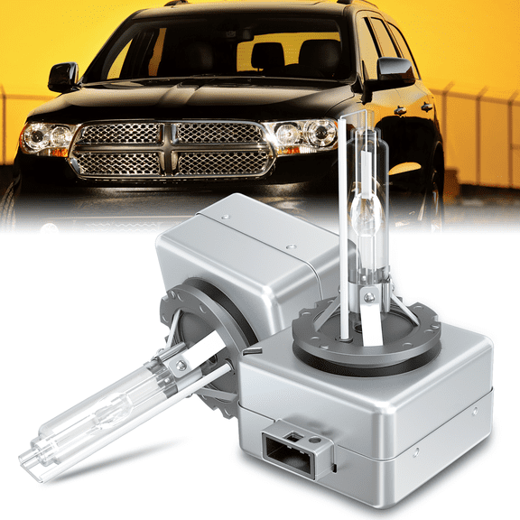 HID Xenon Headlight Bulbs Low Beam 6000K White 2Pcs for Dodge Durango 2011 2012 2013