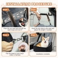 thumbnail image 7 of KSIIA Dog Car Seats for Small Dogs, Portable Dog Booster Car Seat with Safe Buckles,Pets Up to 25lbs ,Grey, 7 of 7
