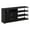 Black, variant on Pemberly Row TV Stand for up to 55-Inch with Stainless Steel Tubes