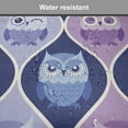 thumbnail image 7 of Owl Chair Seating Cushion Set of 4, Tired Eyes Closed Sleeping Owls Silent Flight Vertical Design Illustration, Seat Pads for Office with Anti-slip Backing, 16"x16", Pink Purple Blue, by Ambesonne, 7 of 7