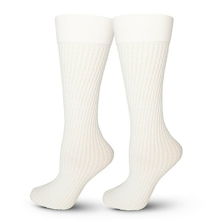 

LECHERY Women s Ribbed Knee-Highs 1 Pair - One Size Vanilla