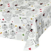 Way to Celebrate Kids Thanksgiving Activity Paper Tablecloth, 1 ct