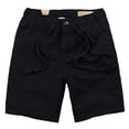 thumbnail image 5 of COSFO Elastic Waist Cargo Shorts Men Casual Black Relaxed Fit Drawstring Hiking Work Shorts, 5 of 5
