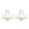 thumbnail image 4 of Conector de Tubería de 5 Vías 10 Piezas Accesorios Laterales Conector de Tubería de 5 Vías Conector de Tubería de Codo de PVC de 25 Mm para Muebles Carpa de Invernadero ANGGREK Otros, 4 of 8