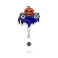 thumbnail image 1 of SgJHXb Halloween Pumpkin Stretchable Badge Roll Holder With Pull Ring 60 65 Cm Extension Rope, 1 of 4
