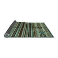 thumbnail image 2 of Ahgly Company Indoor Rectangle Abstract Light Blue Contemporary Area Rugs, 2' x 3', 2 of 4