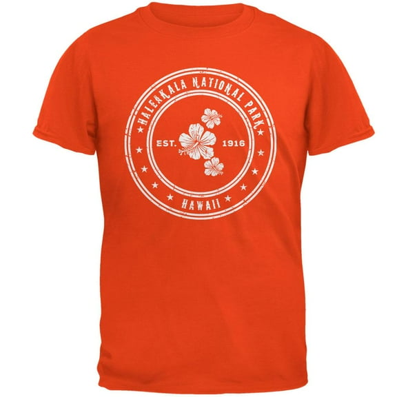 Haleakala National Park Orange Adult T-Shirt - Small